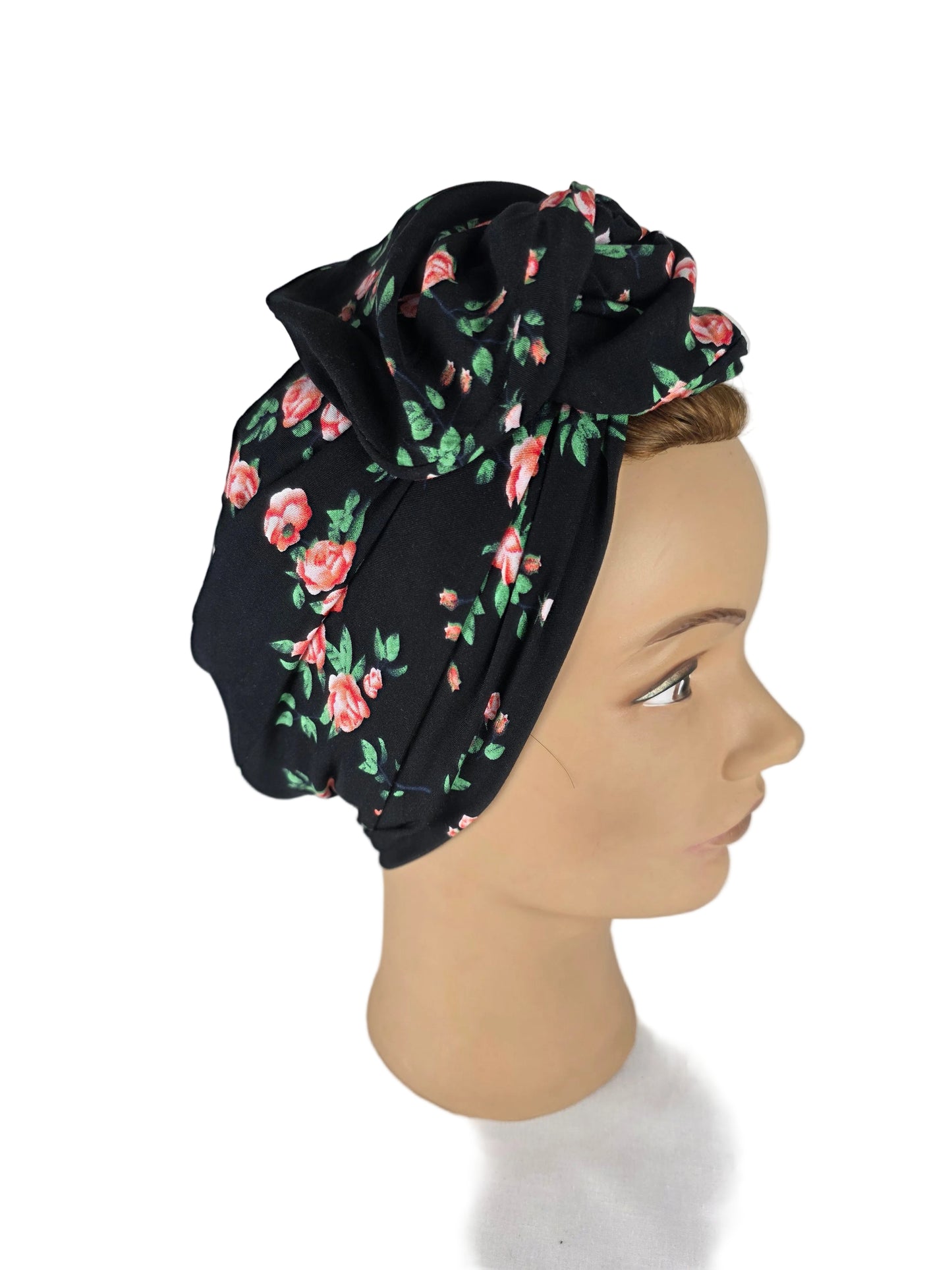 Turban Femme - BETTY - à tige flexible - Tissu coton