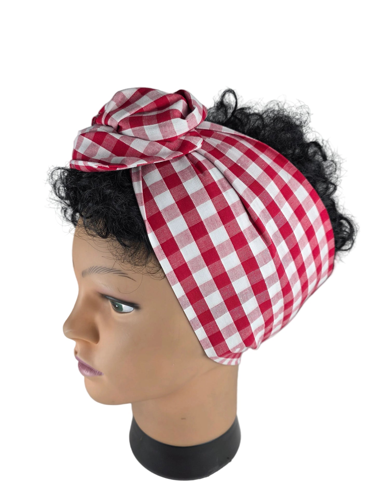 Bandeau - DORIANE - à tige flexible - Tissus Vichy