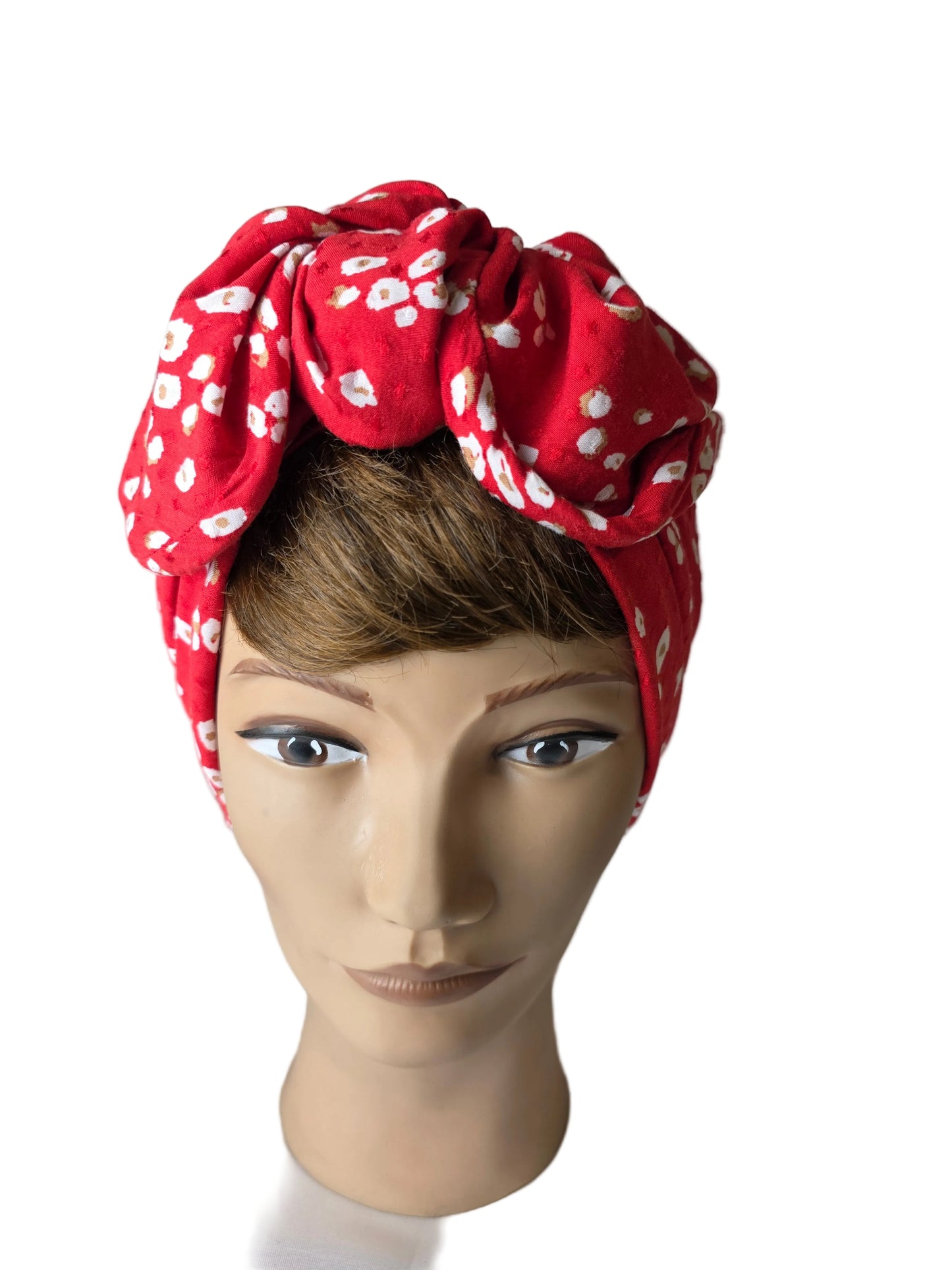 Turban Femme - BETTY - à tige flexible - Tissu coton