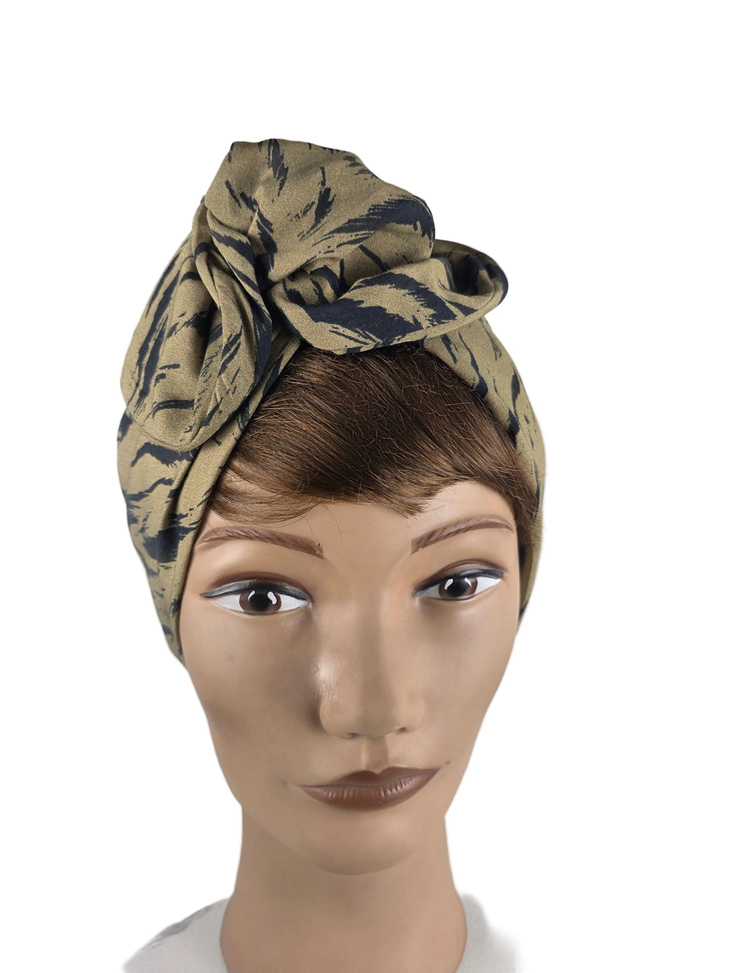 Turban Femme - BETTY - à tige flexible - Tissu coton