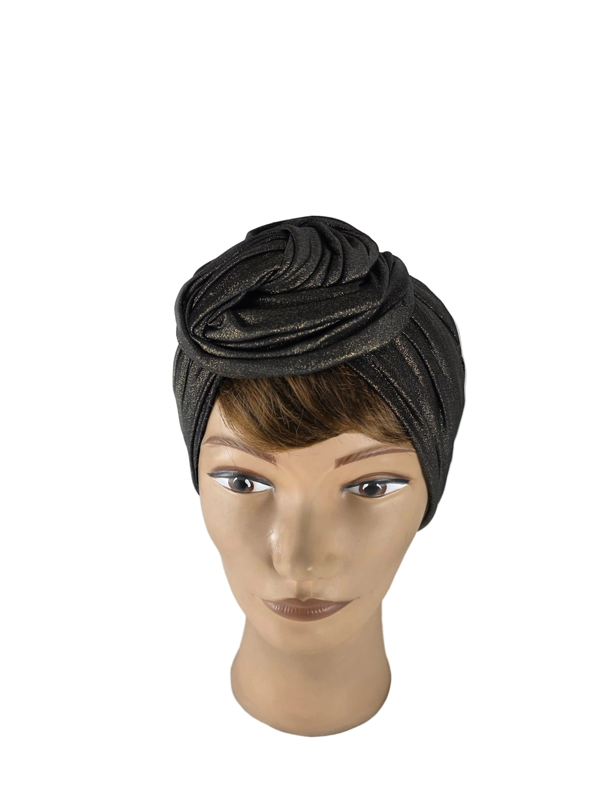 Turban - BETTY - à tige flexible - en lycra extensible