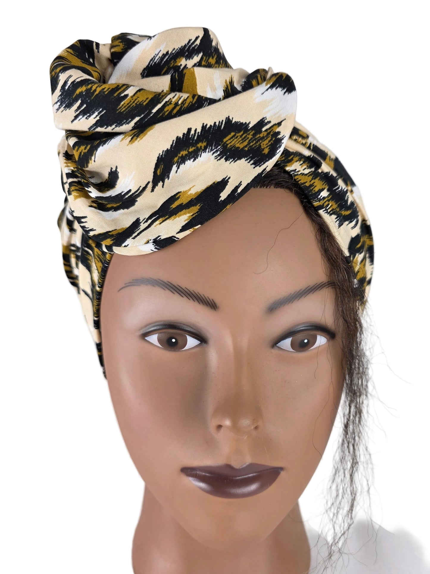Turban Femme - BETTY - à tige flexible - Tissu coton