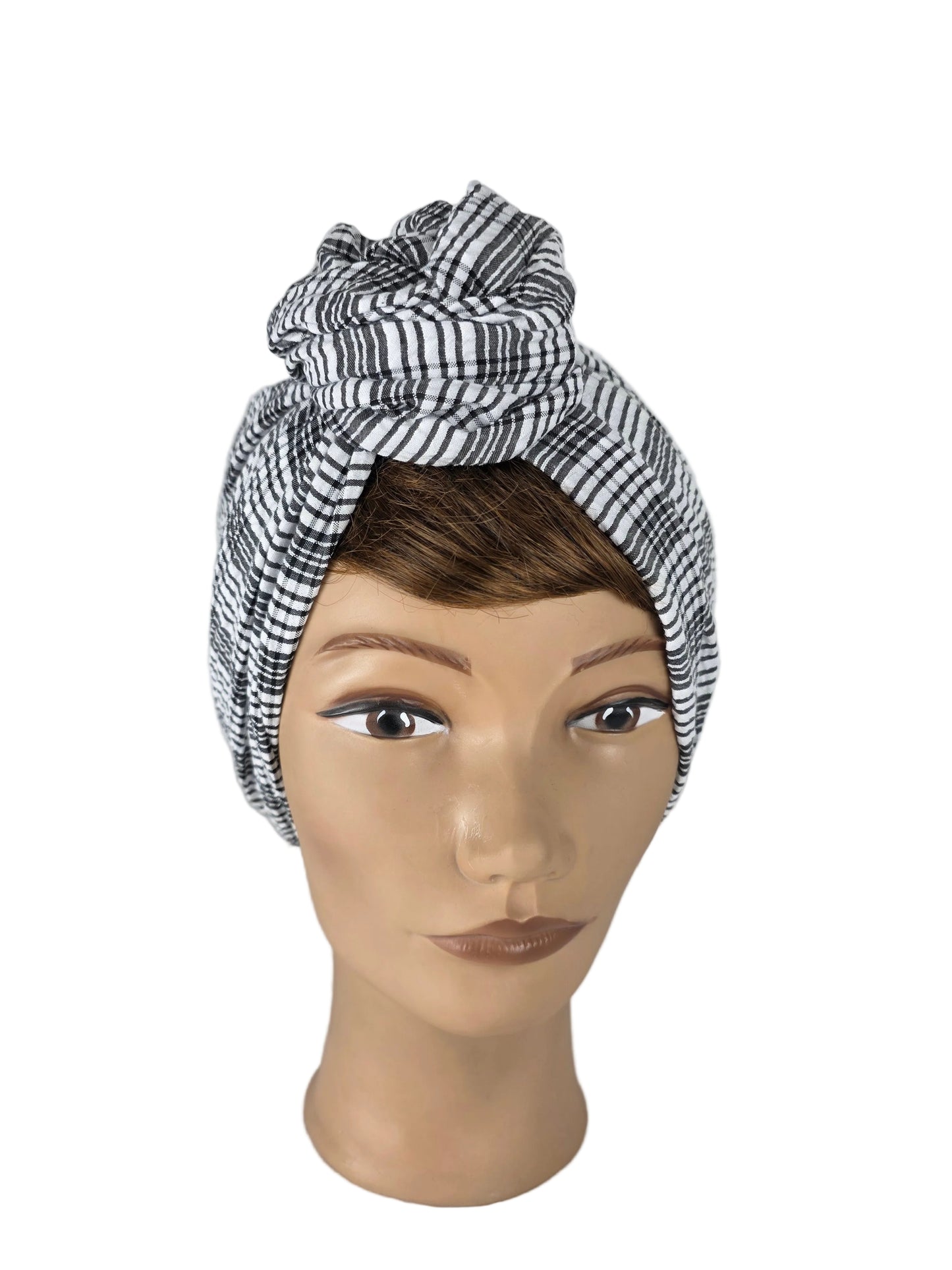 Turban Femme - ANNA - à tige malléable - Polycoton